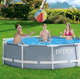 Бассейн каркасный Intex 305х76 см 4485 л с фильтр-насосом на 1250 л/ч Серый (26702) - изображение 5