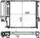 Радиатор охлаждения двигателя E30/E36 1.6-2.8 88-00, MAHLE/KNECHT (CR330000S) - изображение 1