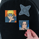 Набір бейджів на липучці Kite Naruto Сіро-помаранчевий х 3 шт (NR24-3012-1) - зображення 4