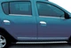 Dacia Logan II (2013-2022) - накладки на дверные ручки OmsaLine из нержавеющей стали - 4 шт. - изображение 1