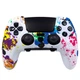 Силиконовый чехол для геймпада PS5 Dualsense Edge граффити разноцветный - изображение 1