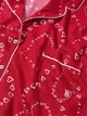 Пижама фланелевая Victoria's Secret Flannel Long Pajama Set S Regular Красный (VS-016) - изображение 3
