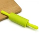 Скалка для теста качалка силиконовая BRS Green - изображение 3