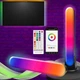 Розумні світлодіодні LED панелі RGB Smart Led Light Bar Bluetooth синхронізація з музикою - зображення 4