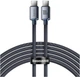 Кабель Baseus Crystal Shine Series Fast Charging Data Cable Type-C to Type-C 100W 20V 5A 2м (CAJY000701) Black - изображение 9