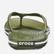 Чоловічі в'єтнамки Crocs Crocband 11033-37P 41-42 (M8/W10) 26 см Зений/Білий (191448299856) - зображення 5