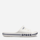 Чоловічі шльопанці для пляжу Crocs Bayaband 205392-126 43-44 (M10/W12) 28 см Білий/Сірий (191448189218) - зображення 1