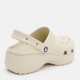 Chodaki damskie na platformie Crocs Classic Platform 206750-2Y2 36-37 (W6) 22 cm Beżowe (191448963474) - obraz 4