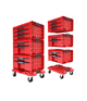Набор ящиков для инструментов Qbrick System PRO Drawer Workshop Set 3 2.0 RED (5901238258353) - изображение 1
