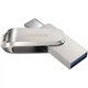 USB флеш накопичувач SanDisk 1TB Ultra Dual Luxe Silver USB 3.2/Type-C (SDDDC4-1T00-G46) - изображение 1