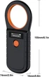 Ветеринарный считыватель чипов: RFID сканер 134.2KHz для собак/кошек/домашних/сельскохозяйственных животных и птиц, черный - изображение 11