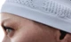 Спортивна широка пов'язка на голову Compressport Headband Thin On/Off, White - зображення 3