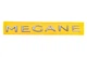 Надпись Megane 908897337R (270мм x 25мм) для Renault Megane III - изображение 1