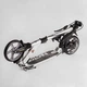Двоколісний міський самокат Best Scooter Factor BS-81766 Срібний / Чорний для дівчинки хлопчика з підсклянником - зображення 7