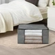 Складна коробка для зберігання речей Stenson 60 х 45 х 30 см Сіра (TD00554 grey) - зображення 2