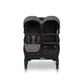 Дитяча прогулянкова коляска для двійні EasyGo Doblo 2024 Taupe система складання однією рукою - зображення 3