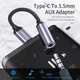 Переходник Essager USB Type C 3,5 Jack/USB C 3,5 мм AUX для наушников (EZJE01-0G) - изображение 2