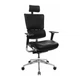 Офісне крісло GT Racer X-807 Black (X-807 Leather Black (P-02)) - зображення 1