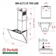 Вытяжка Perfelli DN 6272 D 700 WH LED - изображение 4