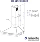 Вытяжка Minola HK 6212 WH 700 LED 238919 - изображение 11