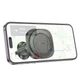 Автотримач для телефона HOCO H28 Rainbow ring magnetic car holder(air outlet) Black (6942007611459) - изображение 7