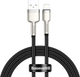 Кабель зарядный Baseus USB - Lightning Cafule Series Metal Data Cable 2м Black (CALJK-B01) - изображение 1