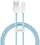 Кабель зарядный Baseus USB - Lightning Dynamic Series Fast Charging 2.4A 1 м Blue (CALD000403) - изображение 1