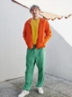 Ветровка мужская Uniqlo 917270446 S Оранжевая (1159800050) - изображение 8