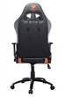 Крісло геймерське, дихаюча екошкіра, сталевий каркас, чорний Cougar Armor pro Black/Orange - зображення 7