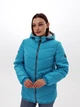 Куртка демисезонная с капюшоном женская Favoritti Лаке Тон 23Д + Тон 5А В-1237 50 Бирюзовая (4900000272406) - изображение 1