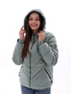 Куртка демисезонная с капюшоном женская Favoritti Лаке Тон 69 В-1270 46 Оливковая (4900000271775) - изображение 4