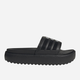 Klapki męskie Adidas Adilette Platform HQ6179 43 Czarne (4066747183839) - obraz 1