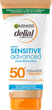 Mleczko przeciwsłoneczne Garnier Sensitive Advanced Leche Protectora SPF50 175 ml (3600542520324) - obraz 1