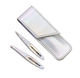 Набор пинцетов для бровей Tweezerman Metallic Collection HOLLYGRAPHIC Mini Tweeze Set (3 предмета) - изображение 1