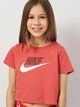 Подростковая футболка для девочки Nike G Nsw Tee Crop Futura DA6925-655 147-158 см Adobe (196974752684) - изображение 4