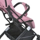 Прогулочная детская алюминиевая коляска BAMBI M 5727 FLASH Pink - изображение 10
