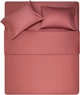 Простынь на резинке Ardesto Mix&Match сатин двуспальная 180x200+30 см Медь (ART1820FSO) - изображение 6