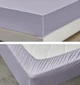 Простынь на резинке ARDESTO Mix&Match сатин двуспальная 180x200+30 см Туман (ART1820FSF) - изображение 2