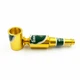 Трубка курительная алюминиевая HL-241 Бутылка пива, Gold (15650) - изображение 1