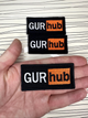 Шеврон "GUR hub" нашивка ГУР хаб, Головне Управління Розвідки хаб, на липучці 3х7 см. - изображение 3