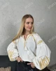 Жіноча вишита сорочка з вишивкою "Колоски" M білий (5680) - изображение 1