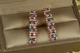 Сережки Xuping Jewelry Віконтеса з блакитними і рожевими каменями 3 см золотисті - зображення 1