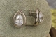 Серьги Xuping Jewelry капля в окантовке 1,7 см серебристые - изображение 2