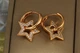 Серьги Xuping Jewelry со съемными звездами из фианитов 2.5 см золотистые - изображение 2