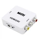 Конвертер HDMI на RCA (AV) CVBS адаптер видео с аудио 1080P HDV-610 AV-001 White - изображение 4