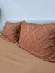 Покрывало Ecotton Жаккард чехол 180х215 см + 2 наволочки 50х70 см Orange Полисатин (2100024552009) - изображение 2