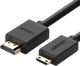 Кабель Ugreen HD108 mini-HDMI to HDMI v2.0 UltraHD 4K-3D 1.5 м Black (11167) (90403473) - изображение 1