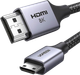Кабель Ugreen HD163 mini-HDMI to HDMI v2.1 UltraHD 8K-3D Braided Nylon 2 м Black (90403474/15515) - изображение 1