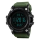 Годинник наручний 1384AG SKMEI з підсвічуванням, ARMY GREEN - зображення 1