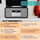 Програвач вінілу Auna Bella Ann радіо DAB+/FM USB Bluetooth (10039054) - зображення 2